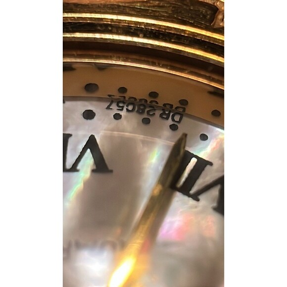 Dumont Saab Watch Gold Stainless Steel  Water Resist Beige Quartz DR 28057 - Picture 8 of 16